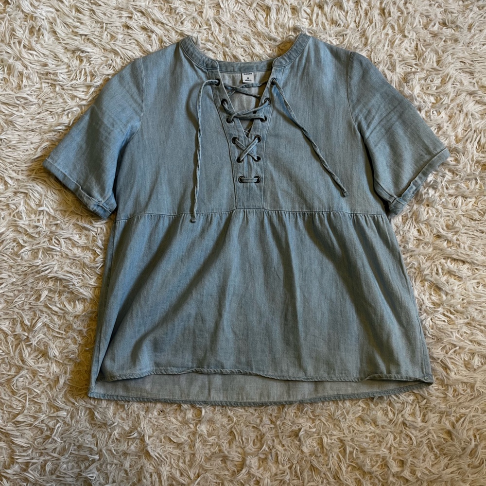 Chambray blouse from old navy
